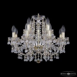 Подвесная люстра Bohemia Ivele Crystal 1410/8+4/195 G V0300 R801