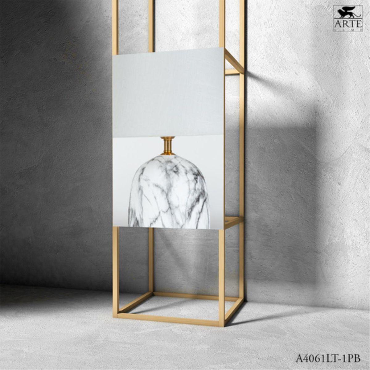 настольная лампа arte lamp sarin a4061lt-1pb