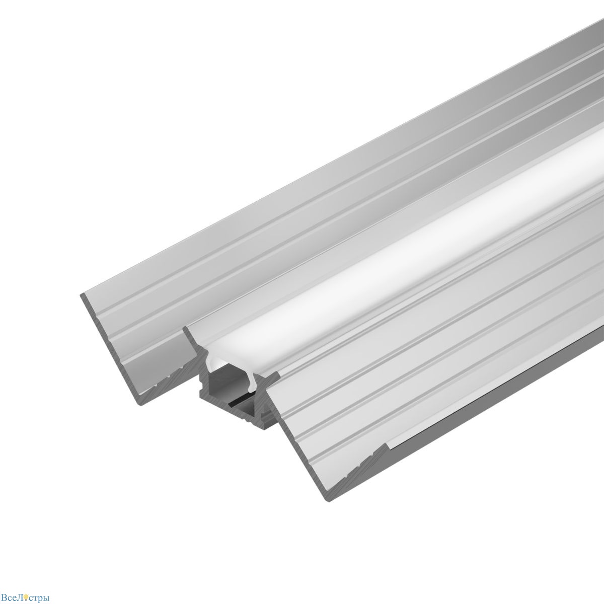 профиль arlight pik-f-hide-int-2000 (алюминий) 063316