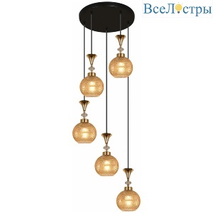 Подвесная люстра Reluce 02001-0.9-05 AMBER
