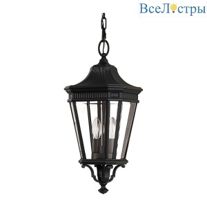 Уличный подвесной светильник Feiss Cotswold lane FE-COTSLN8-M-BK