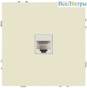 Розетка Эра Galaxy 15-3107-02 информационная RJ45 IP20 слоновая кость Б0070737