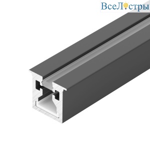 Профиль с экраном Arlight SL-MINI-3-H10-F12-2000 IRON GREY (Алюминий+пластик) 055322