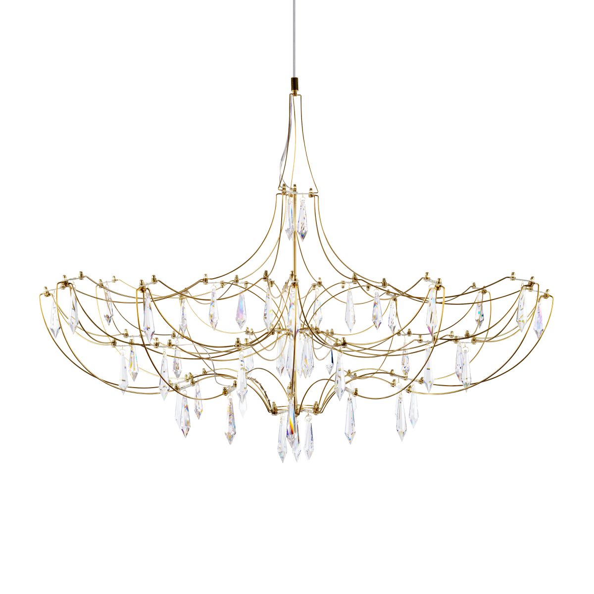 подвесная люстра loft it mira 10589/900 gold asfour