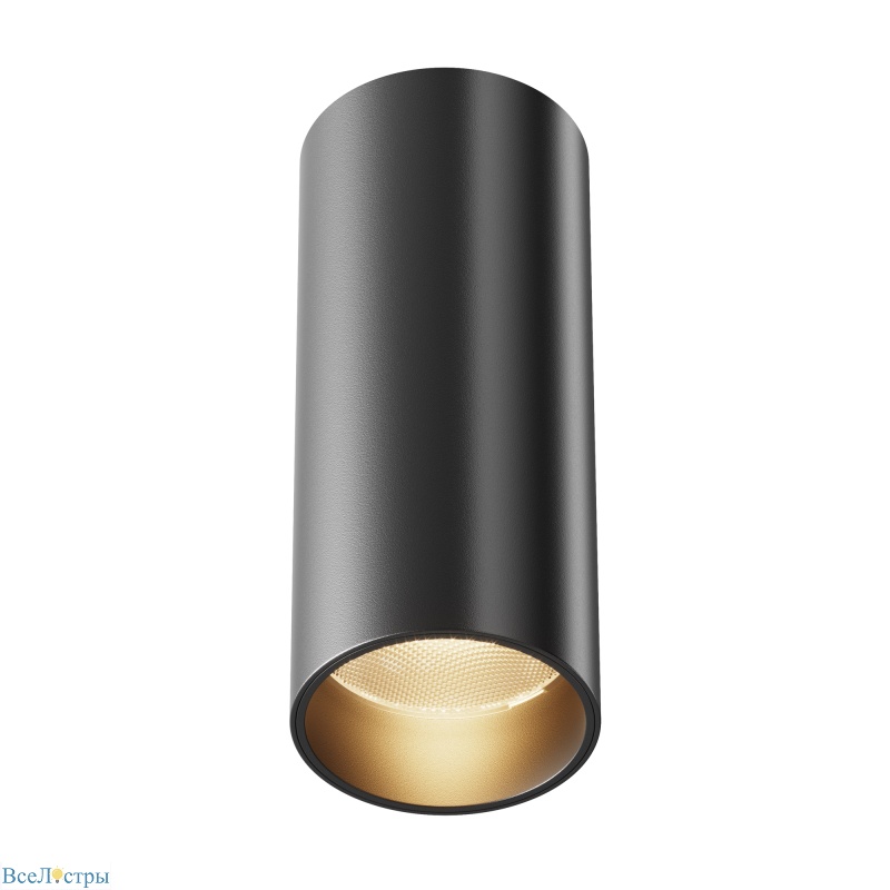 накладной светильник maytoni focus led c056cl-l12b3k-w-d-b