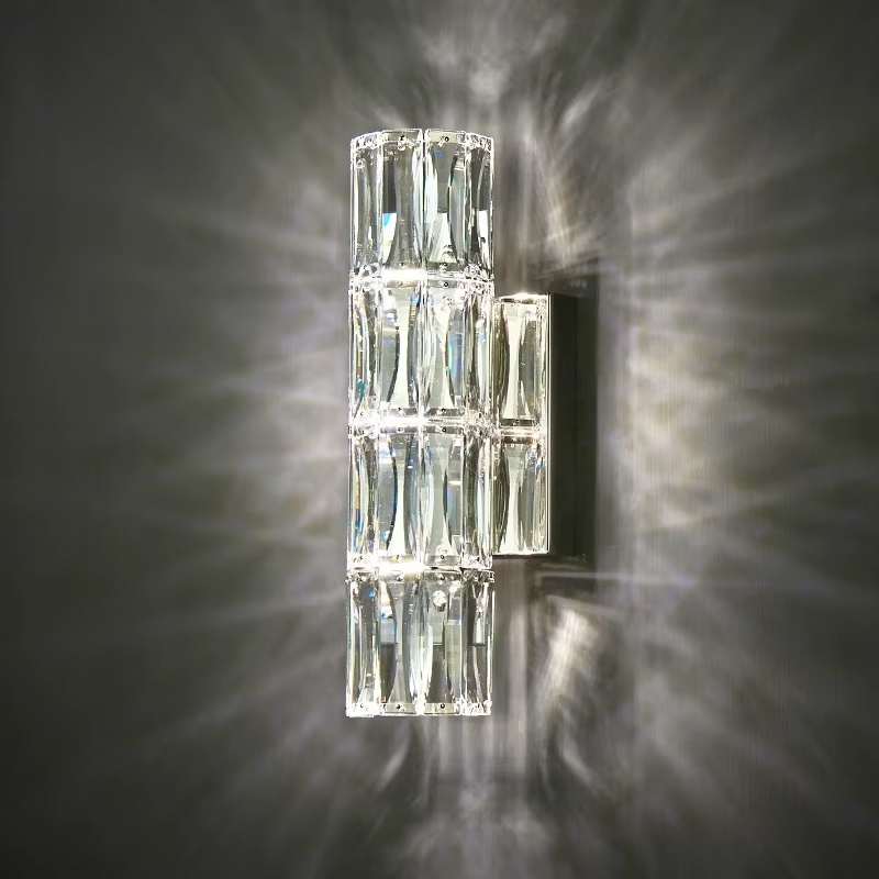 настенный светильник delight collection wall lamp a06w/4 silver/clear