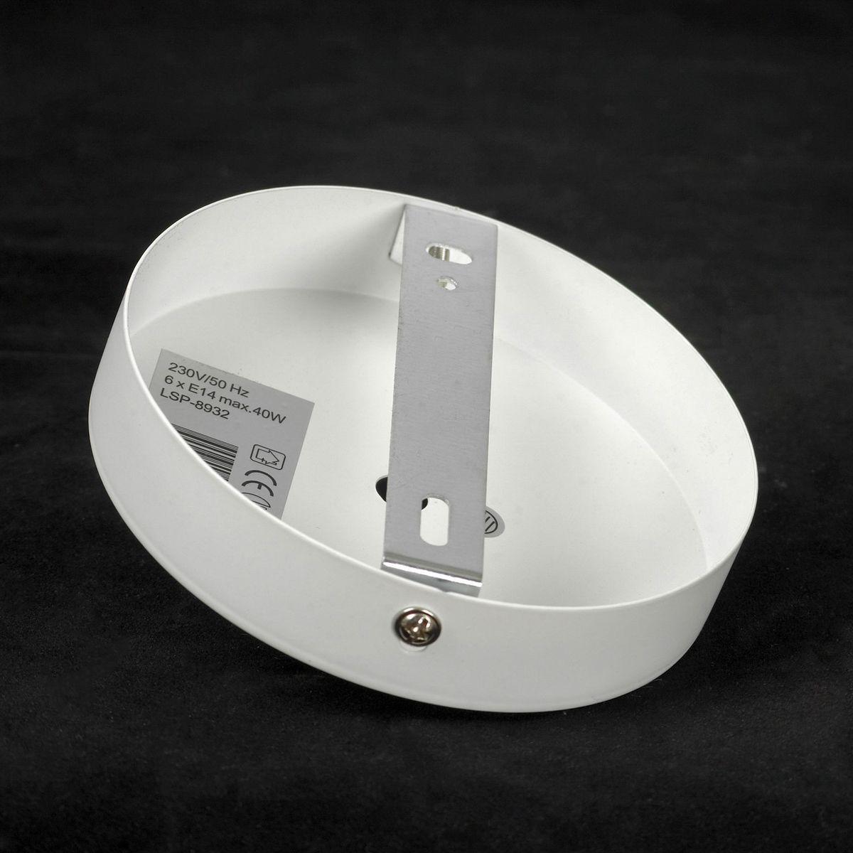 потолочная люстра lussole levy lsp-8932