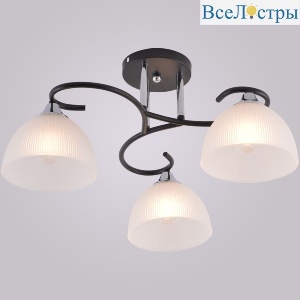 Потолочная люстра Reluce 01635-0.3-03 BK+CR