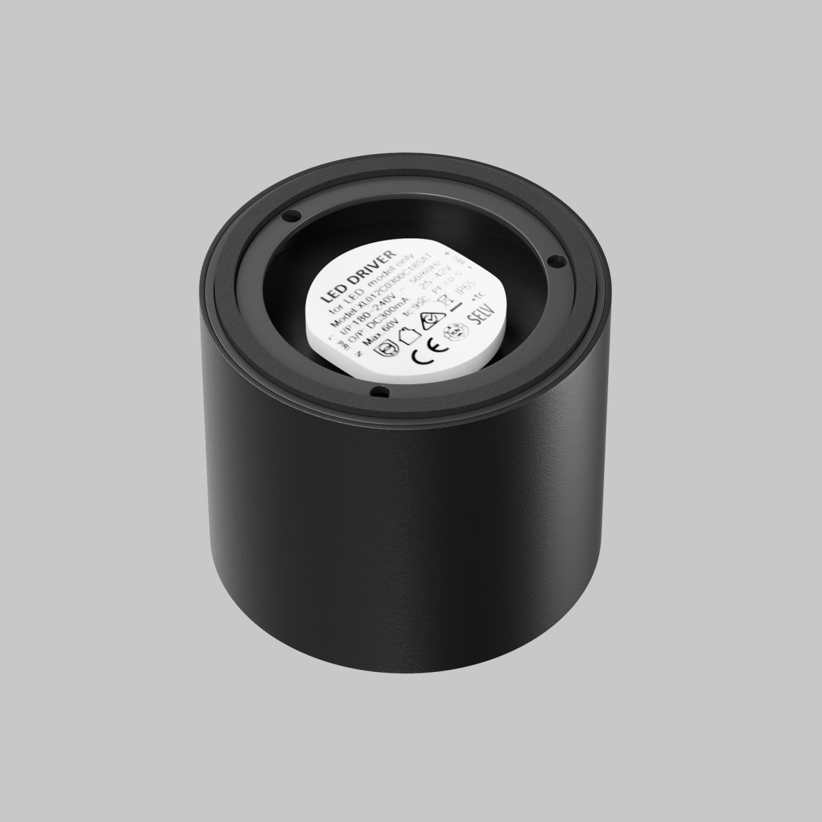 накладной светильник maytoni lens c217cl-15w3k-b