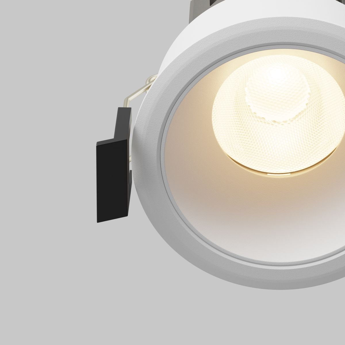 встраиваемый светильник maytoni technical dip dl115-10w-3k-w