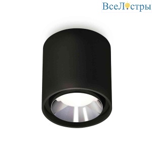 Комплект накладного светильника Ambrella light Techno Spot XS7723003 SBK/PSL черный песок/серебро полированное (C7723, N7032)