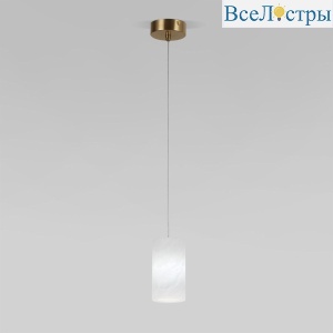 Подвесной светильник Eurosvet Marba 304052 алебастр / латунь a071586