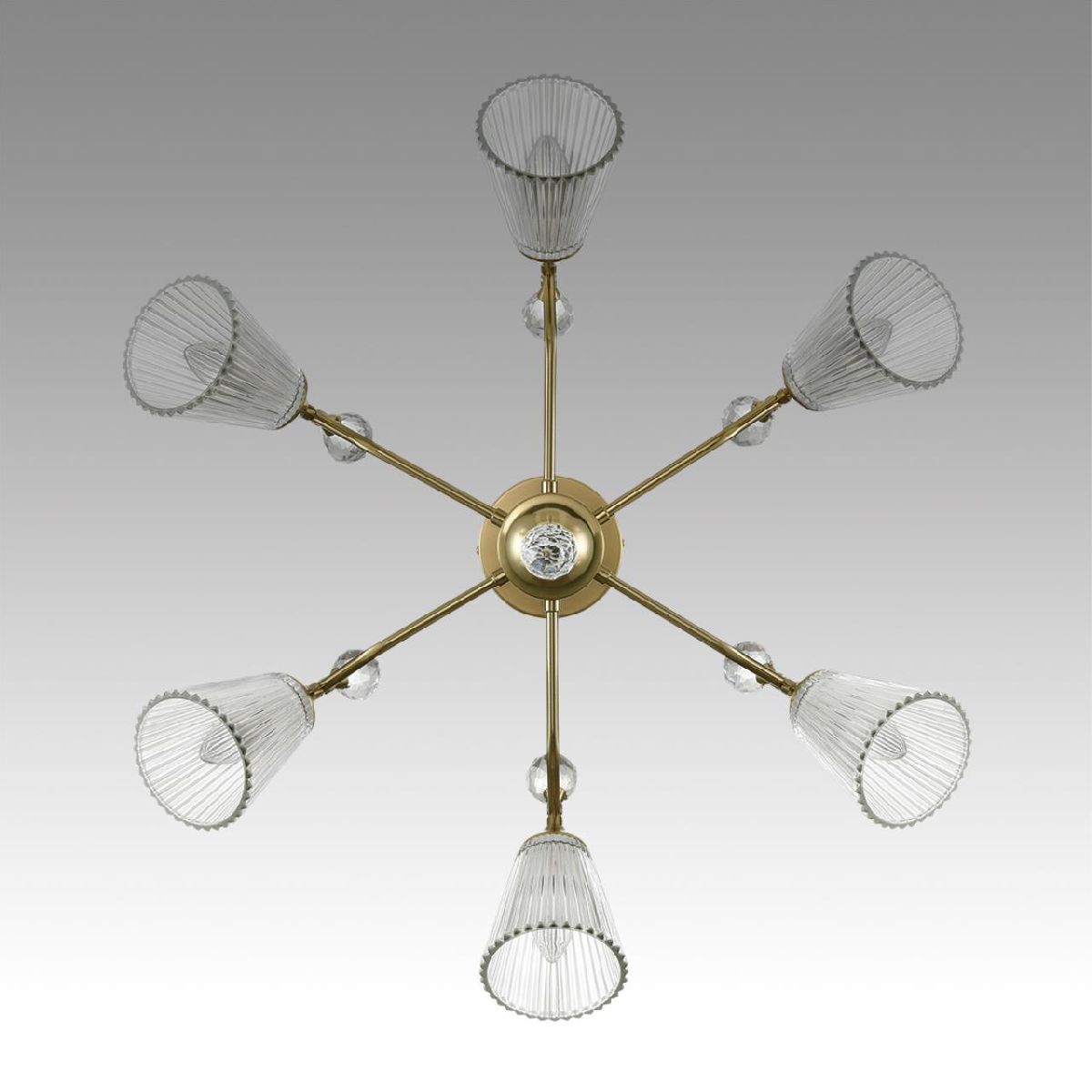 люстра на штанге lumion aurica 8046/6c