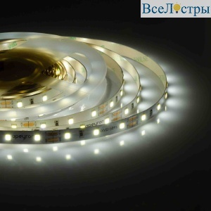 Светодиодная лента Apeyron 12В СТ 4,8Вт/м smd3528, 60д/м IP20 280Лм/м 5м 6500К 00-02