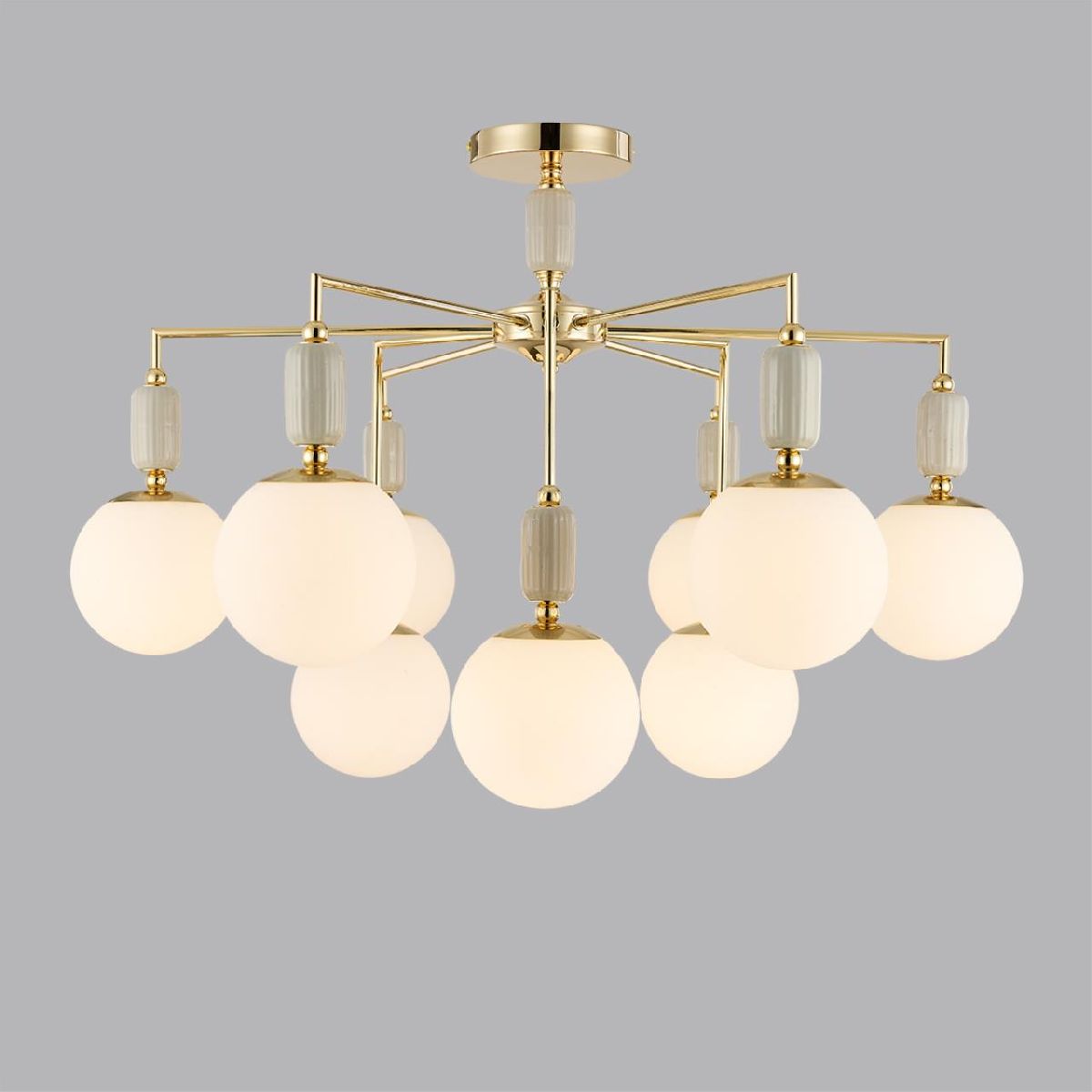 люстра на штанге lumion vivien 6580/9c