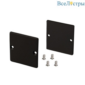 Заглушка Arlight SL-LINE-3638-LW BLACK глухая 038716