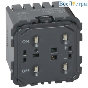Диммер Legrand Celiane без нейтрали 600W 067082