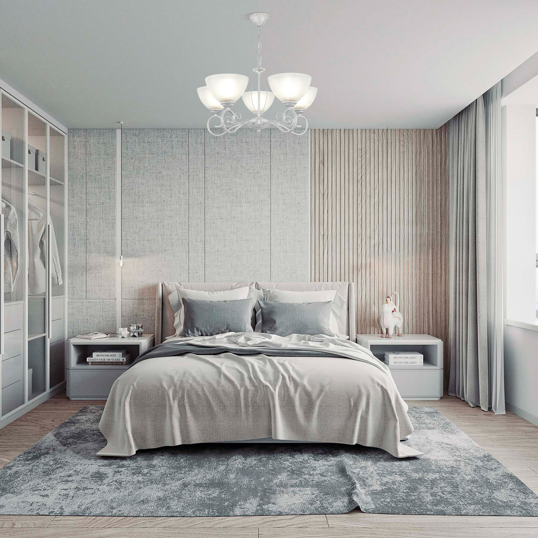 подвесная люстра arte milano amalfi 330656/5 wt+sl