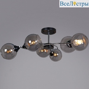 Люстра на штанге Reluce 02288-0.3-06 BK+CH