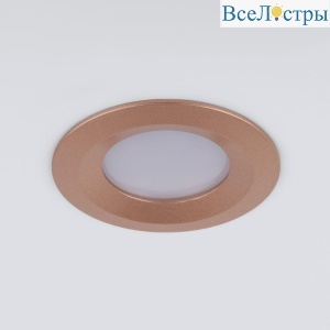 Встраиваемый светильник Elektrostandard 110 MR16 золотой 4690389168659