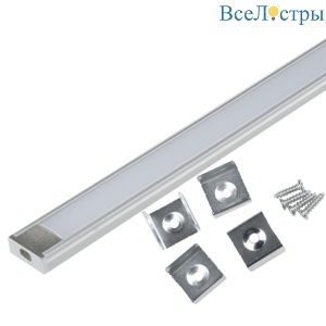 Профиль (UL-00005027) Uniel UFE-K02 Silver/Frozen 200 Polybag