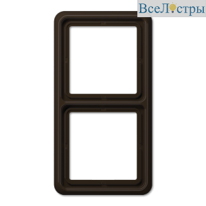 Рамка двухместная Jung CD582BR