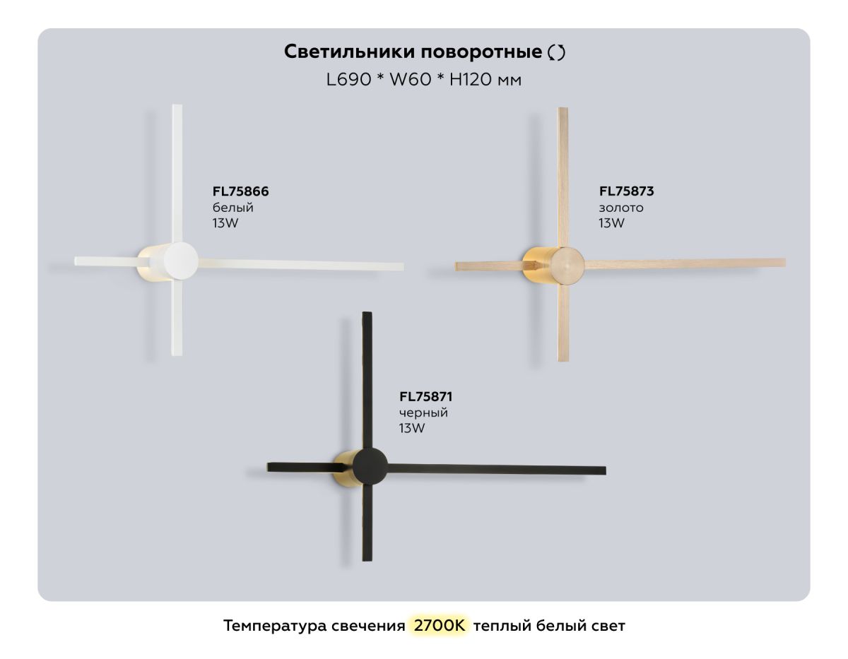 настенный светильник ambrella light comfort fl75871