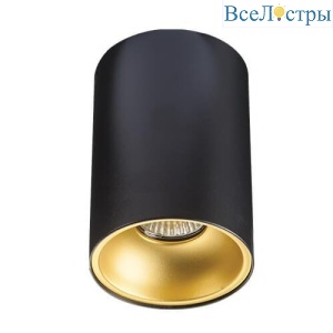 Потолочный светильник Italline 3160 black/gold