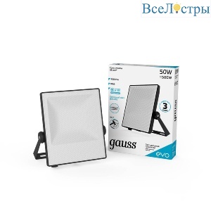 Прожектор светодиодный Gauss Evo 50W 6500К 687511350