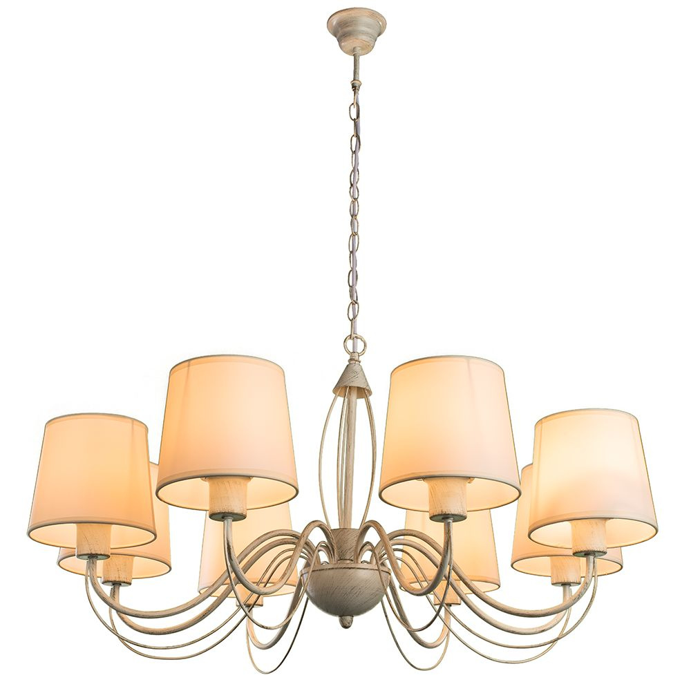 подвесная люстра arte lamp orlean a9310lm-8wg