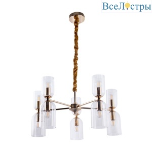 Подвесная люстра Arte Lamp Charm A1623LM-10GO