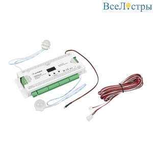 Контроллер лестничный Arlight Smart-Step-32-2S-SUF (5-24V, 32x1A, SPI) 033122