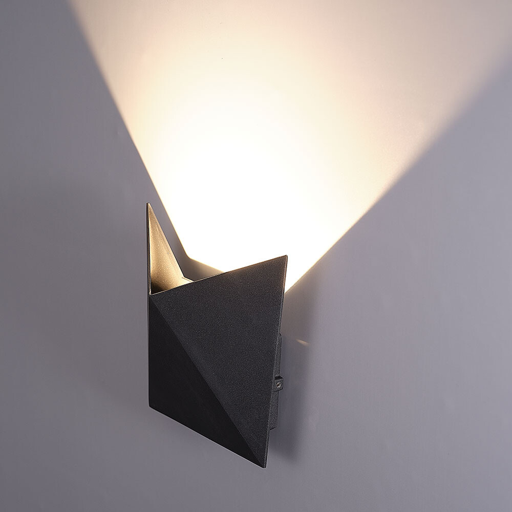 уличный настенный светильник arte lamp busta a1609al-1bk