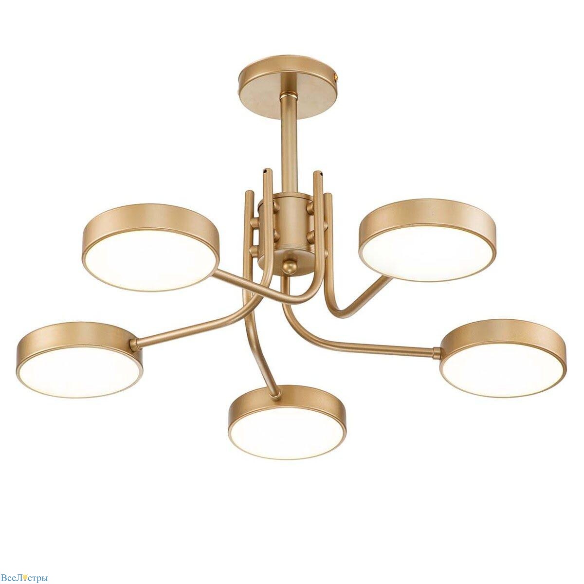 потолочная светодиодная люстра escada skylar 10258/5led