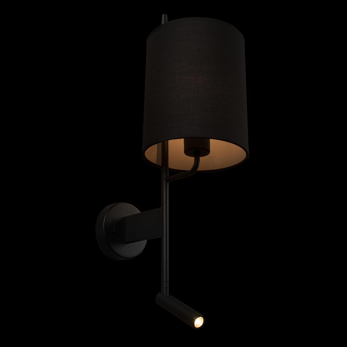 бра loft it ritz 10253w/b black