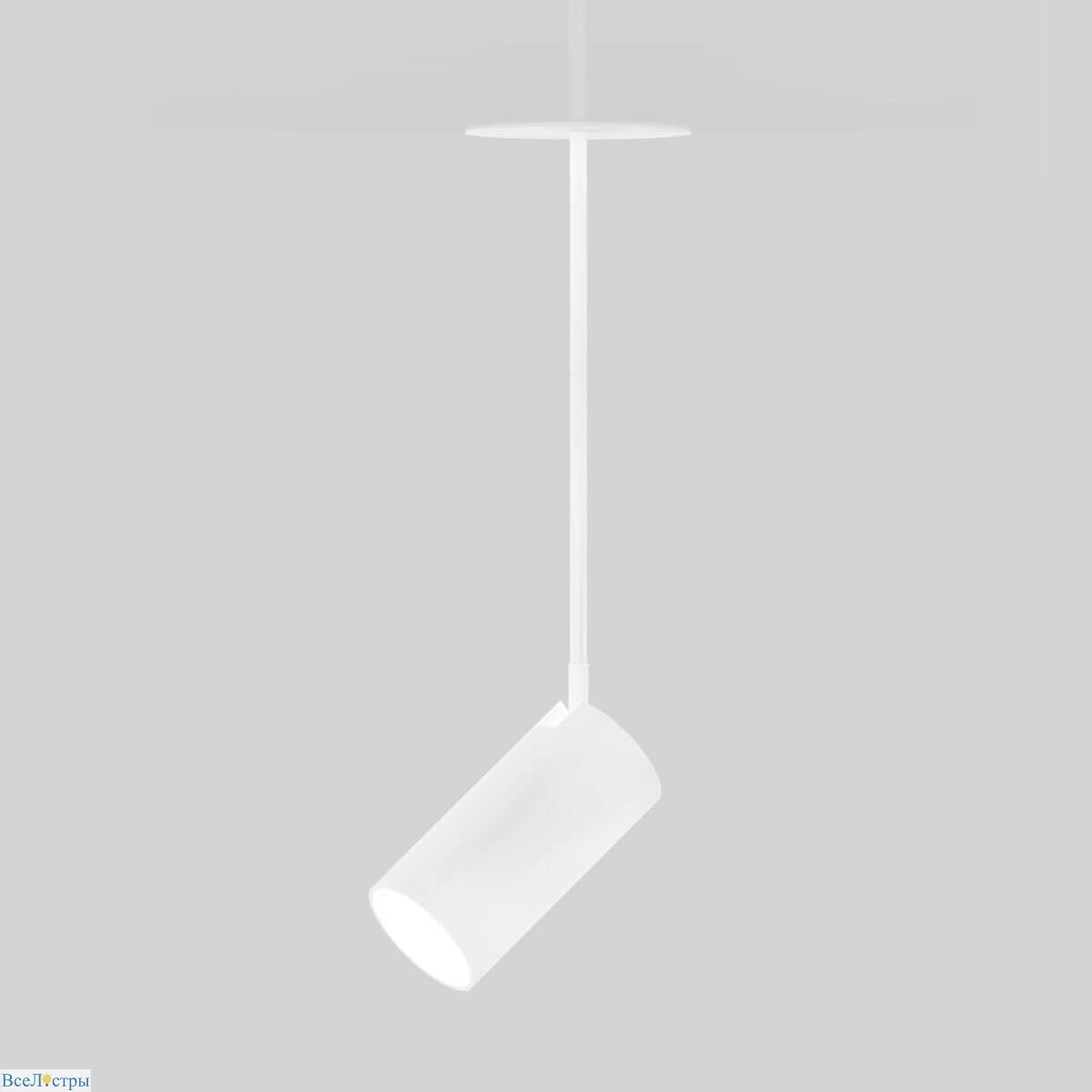 подвесной светодиодный светильник elektrostandard drop 8w белый 50222 led a061485