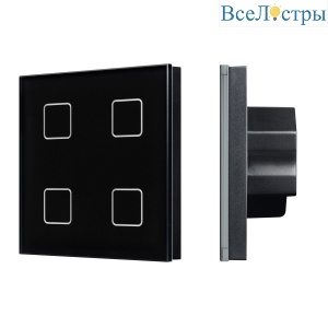 Сенсорная панель Arlight DALI-301-11-IN Black (BUS/24V, Backlight) (IARL, IP20 Пластик) 046573