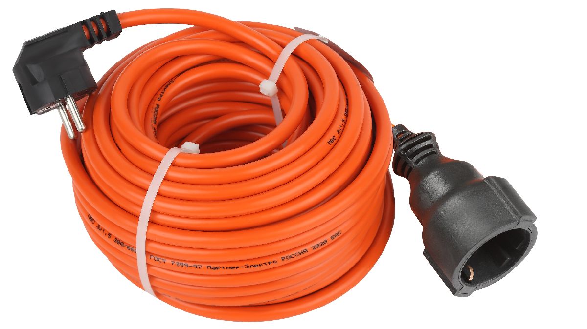 удлинитель силовой эра upx-1e-3x1.5-20m б0046816