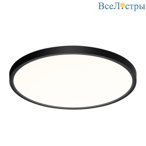 Настенно-потолочный светодиодный светильник Sonex Mitra Alfa Black 7660/40L