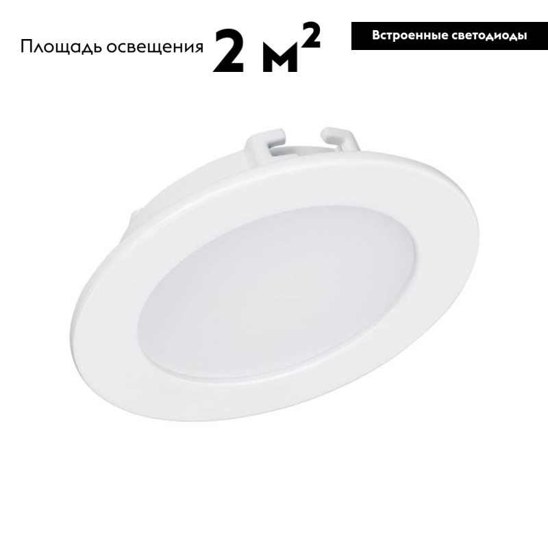 светодиодная панель arlight 5вт ip20 4000k 350-400лм 021431