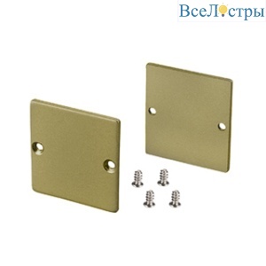 Заглушка Arlight SL-LINE-3638-LW GOLD глухая 039983