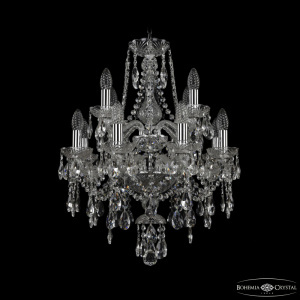 Подвесная люстра Bohemia Ivele Crystal 1415/8+4/165/2d Ni