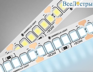 Светодиодная лента Ambrella Light LED Strip 24В 2835 18Вт/м 6500K 5м IP20 GS3303
