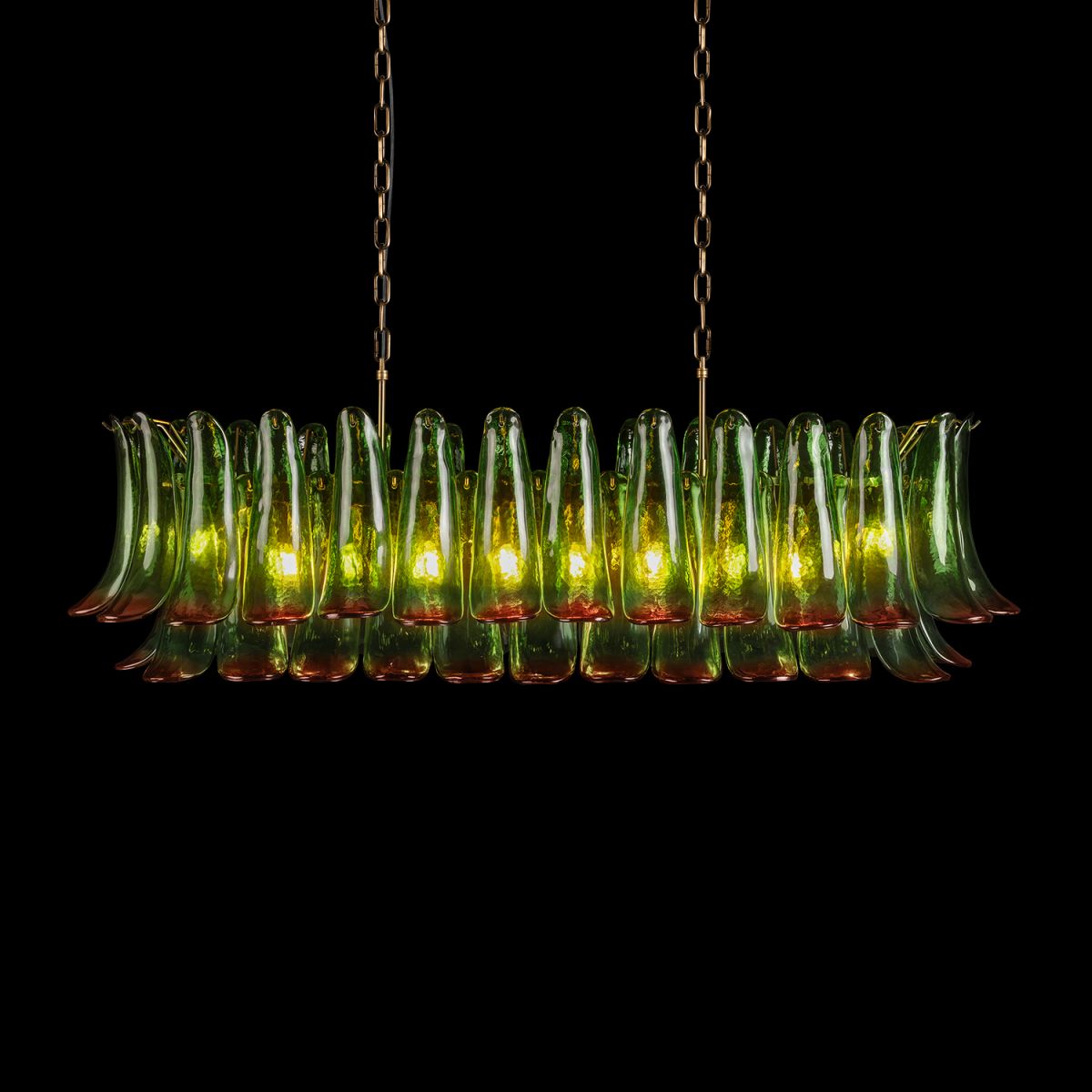 подвесная люстра loft it lilou 10600/1200r green red