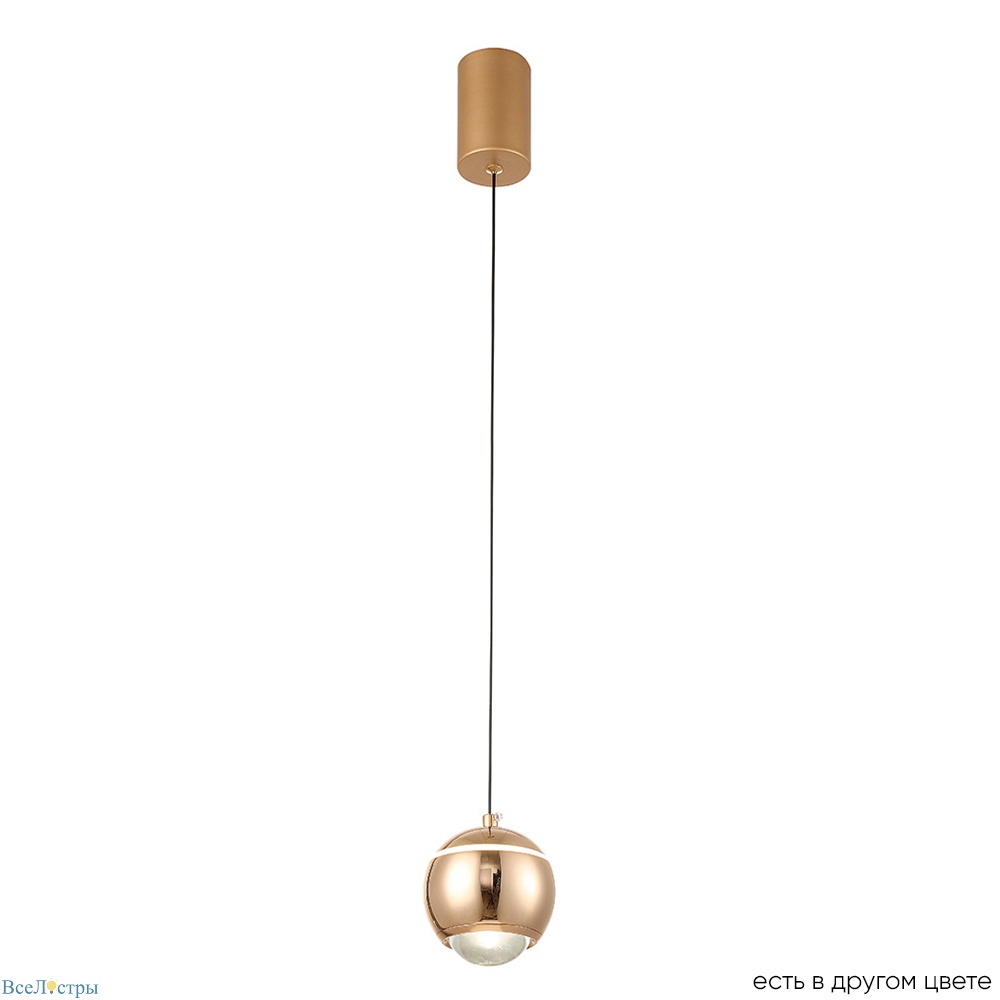 подвесной светильник crystal lux caro sp led gold