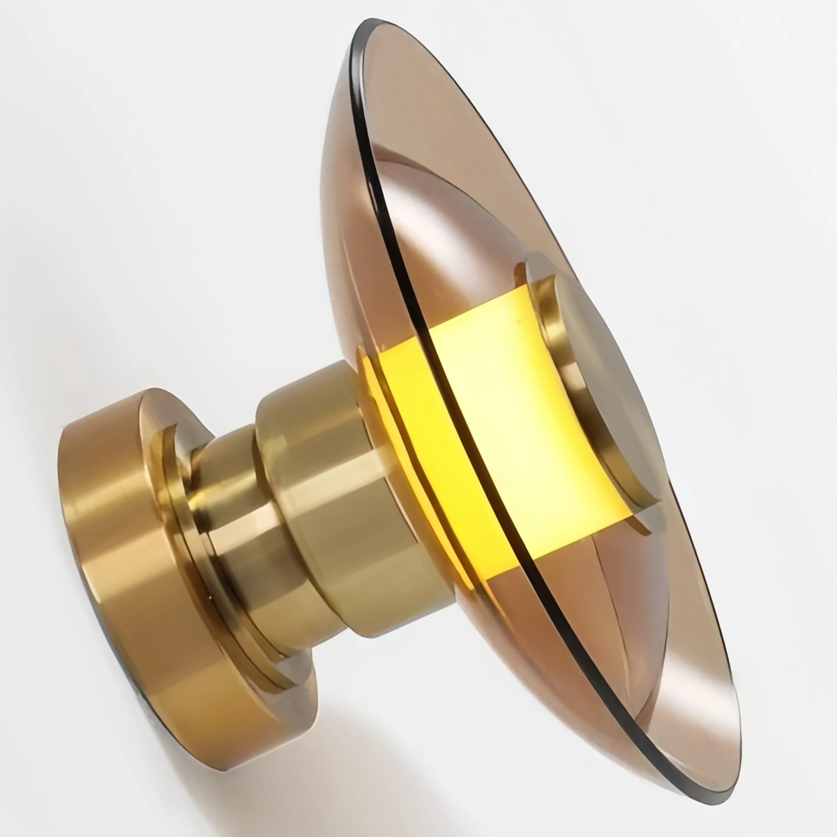 настенно-потолочный светильник delight collection 8665w/s gold/amber
