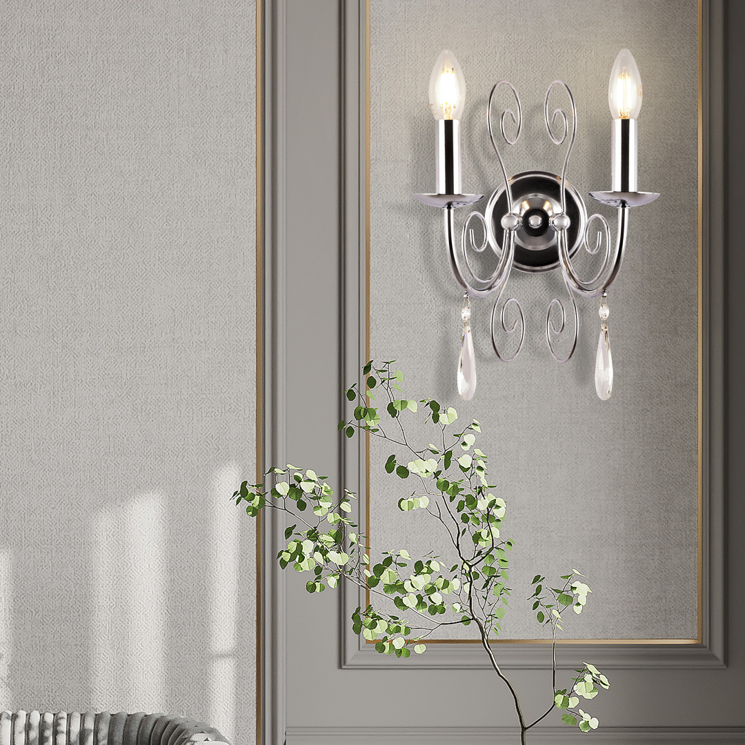 бра arte milano 345620/2w cr