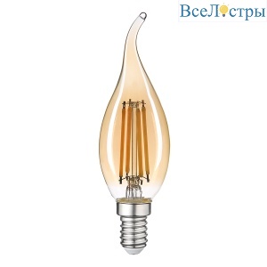 Филаментная светодиодная лампа General GLDEN-CWS-10-230-E14-2700 661422