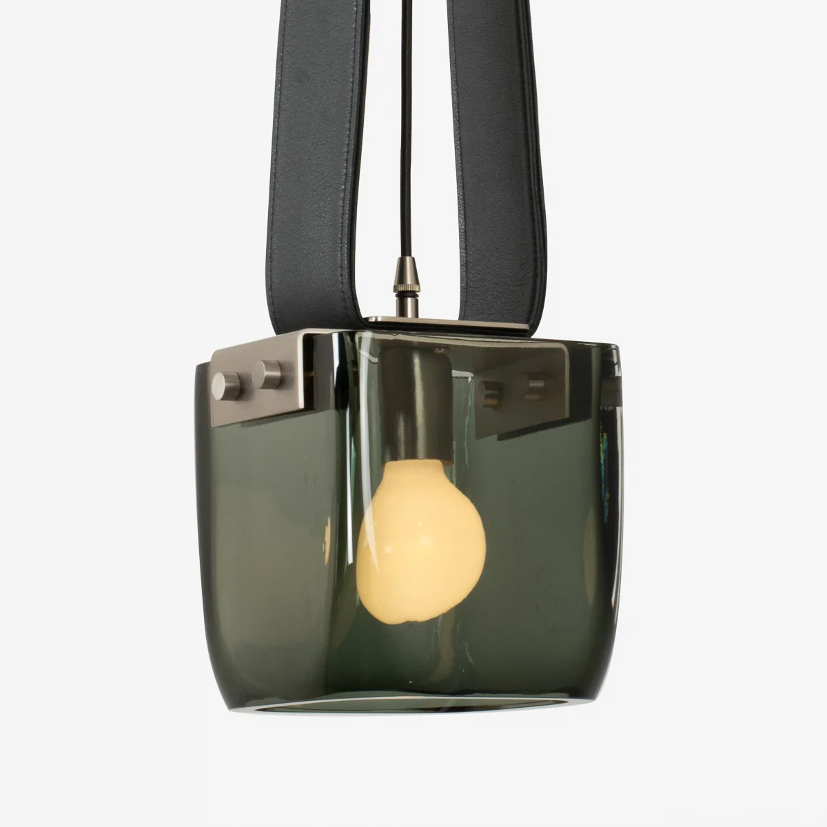 подвесной светильник delight collection 5061p nickel/smoky
