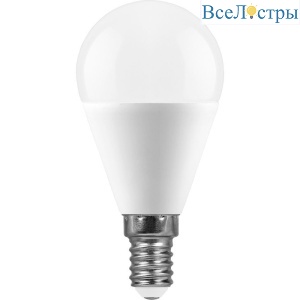 Лампа светодиодная Feron LB-950 шар E14 13W 6400K 38103